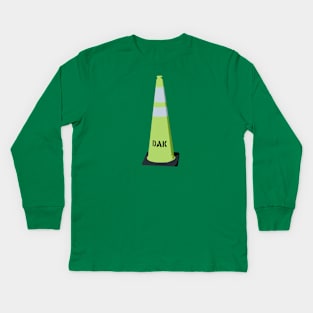 Welcome to a Kingdom of Green Cones Kids Long Sleeve T-Shirt